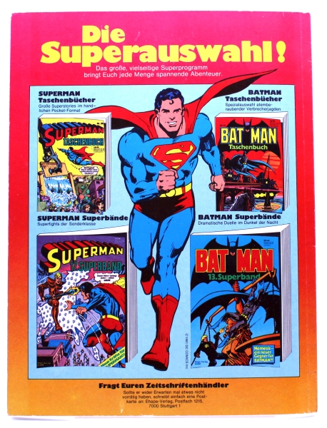 DC Comics Superman Comic Album Nr. 1: Superman, diesmal doppelt! von Ehapa